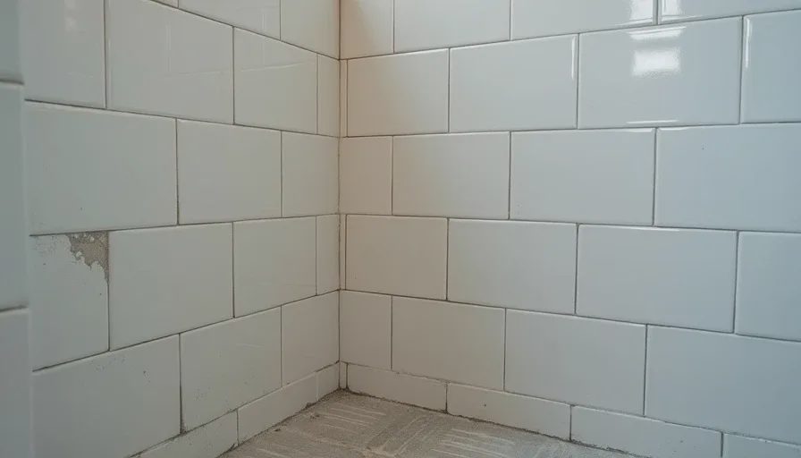 bathroom tile repair after waterproofing failure from low bid handyman installation