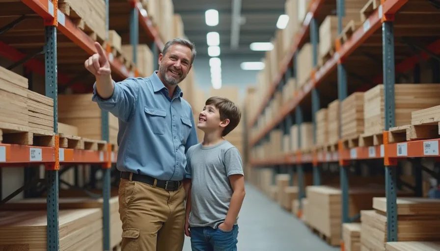 Taking Lucas to the Lumber Yard: What a 10-Year-Old Notices
