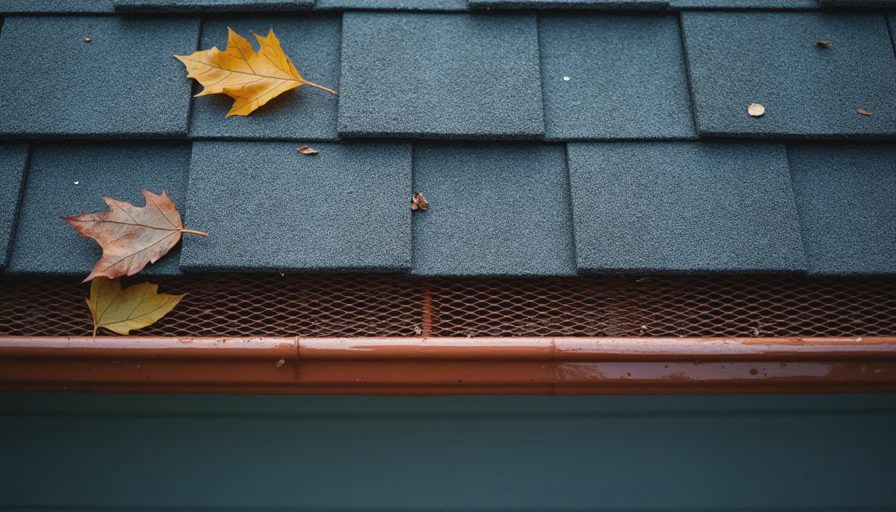 Visual context for pros and cons of gutter guards